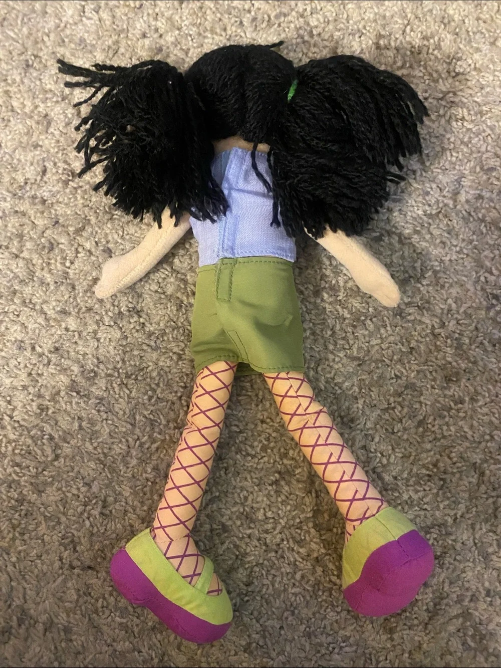 2002 Groovy Girls Tomika plush rag doll by Manhattan Toy and Friend.